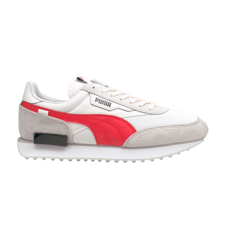 Puma Future Rider Vintage White Poppy Red