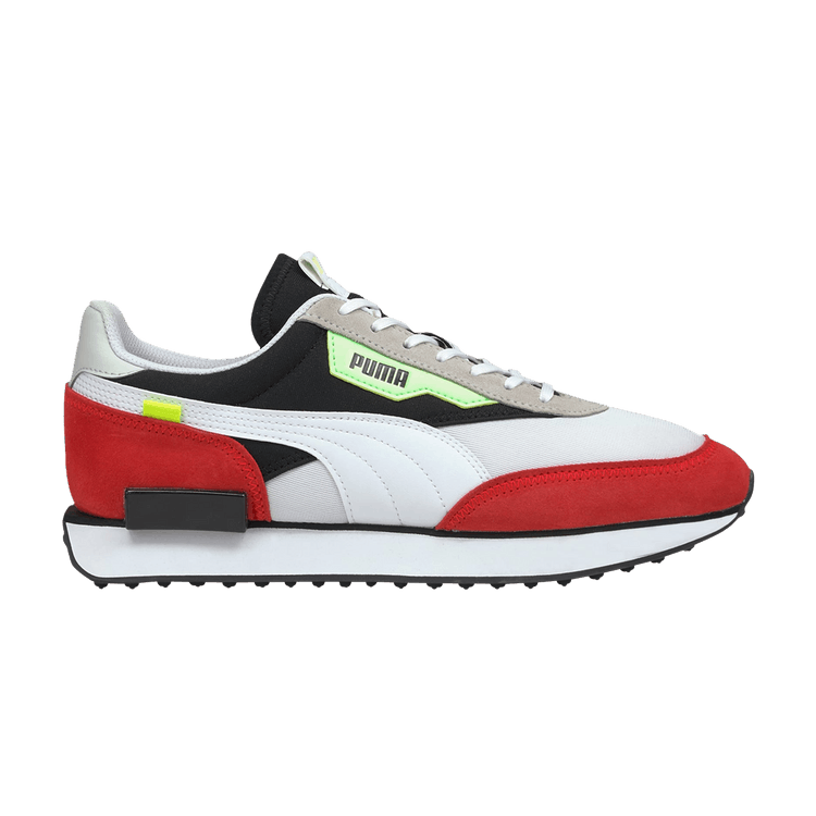 Puma Future Rider Retro White High Risk Red