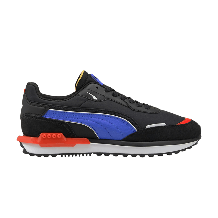 Puma City Rider Electric Black Blue Red