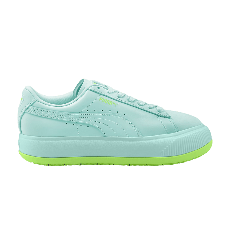 Puma Suede Mayu Mono Eggshell Blue Green Glare (Women's)