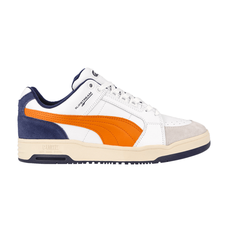 Puma Slipstream Low Retro White Vibrant Orange