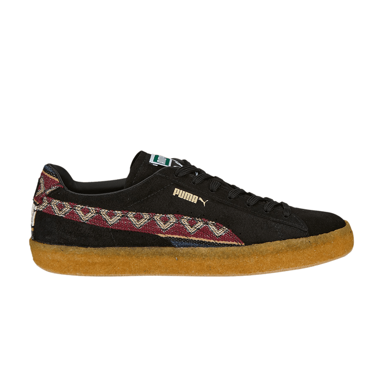 Puma Suede Crepe Pattern Black