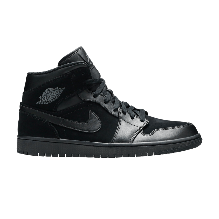 Jordan 1 Mid Triple Black (2018)