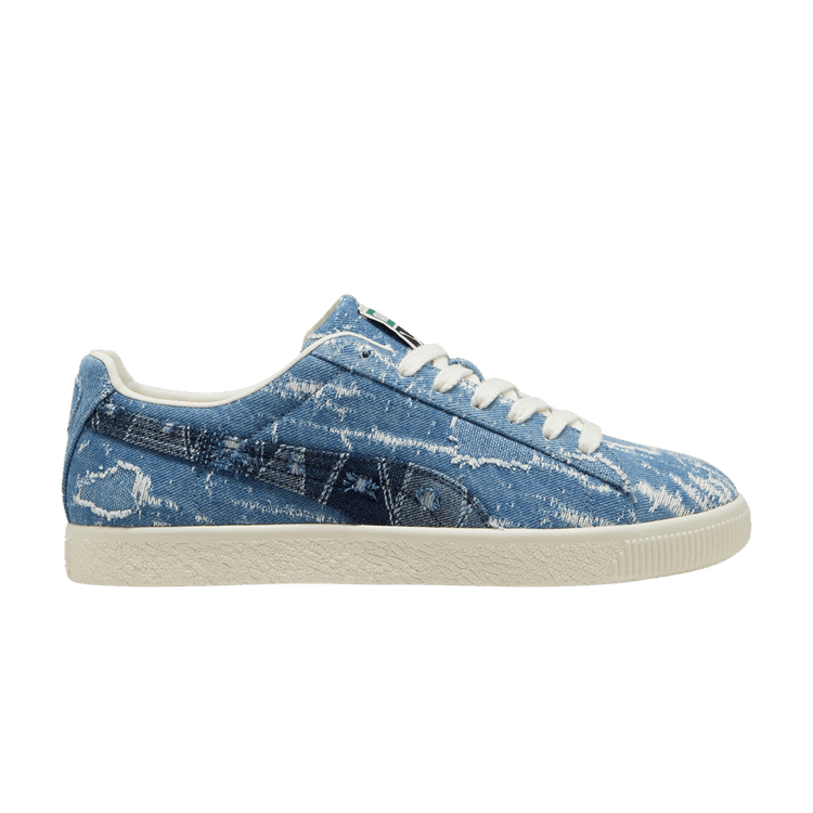 Puma Clyde Faded Denim Frosted Ivory