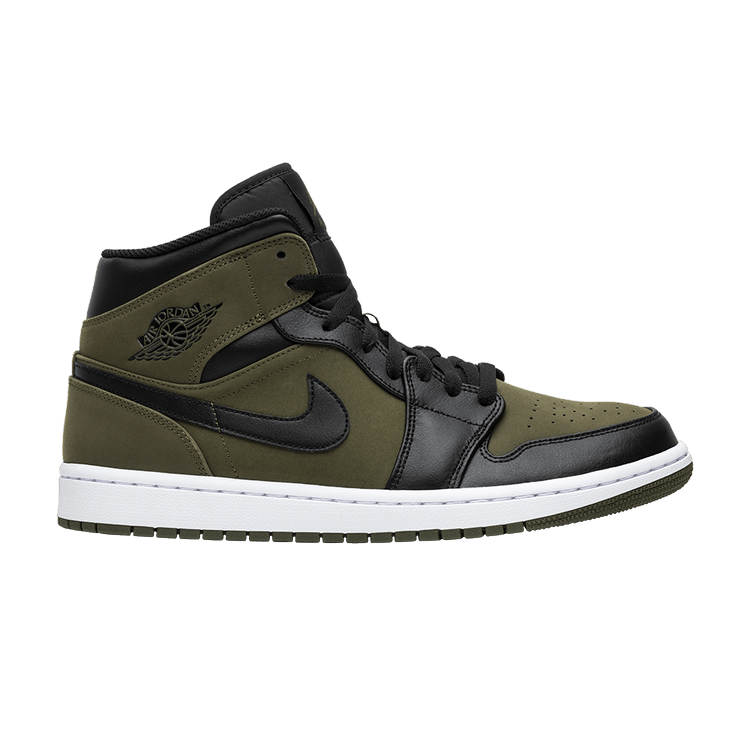 Jordan 1 Mid Olive Canvas