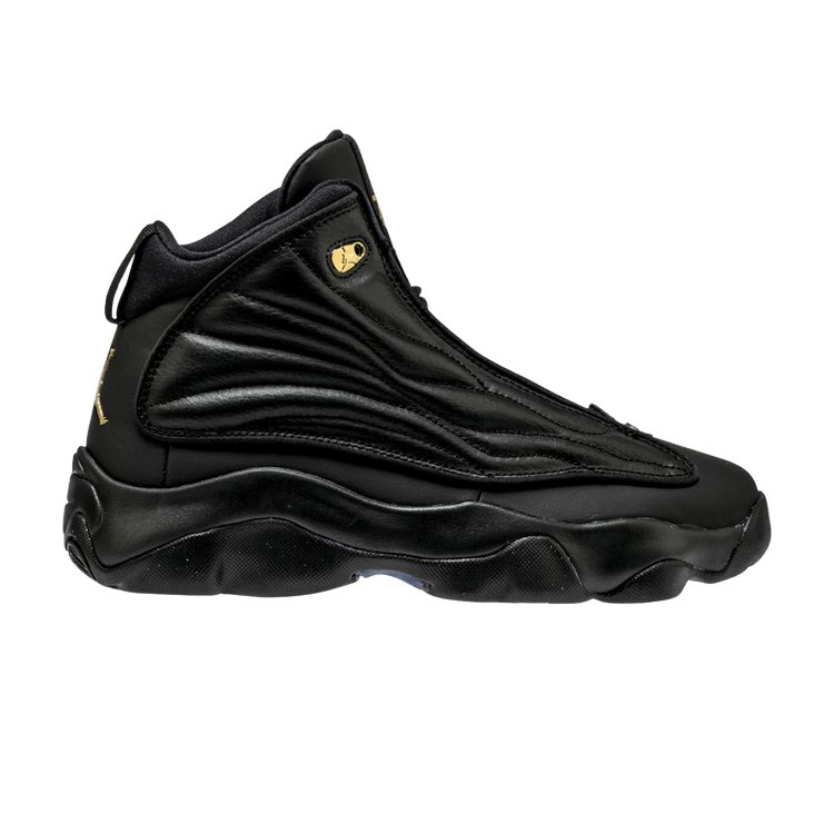 Jordan Pro Strong Black Metallic Gold (GS)