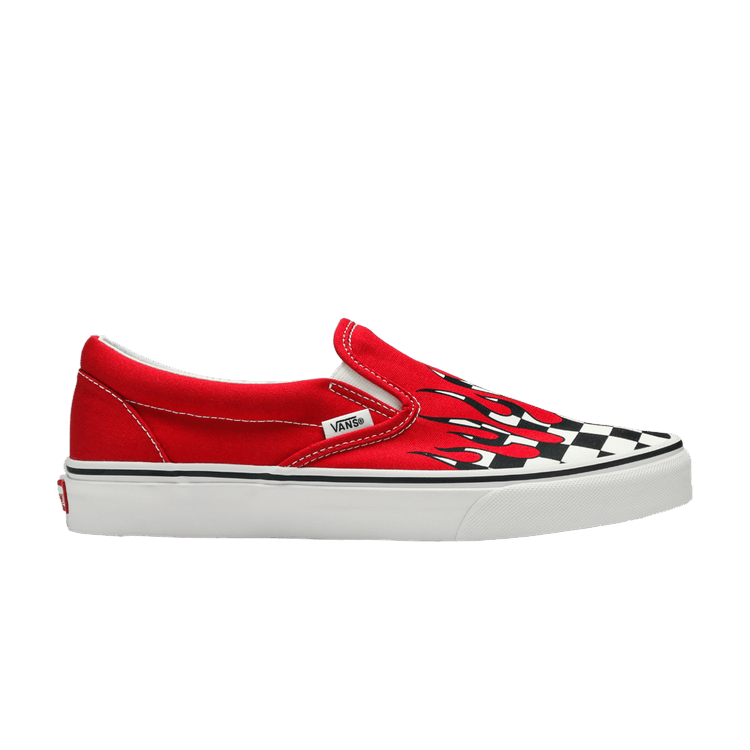 Vans Slip-On Checker Flame Red