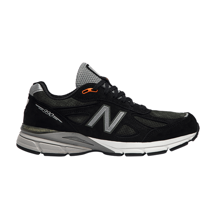 New Balance 990v4 Black Olive Orange