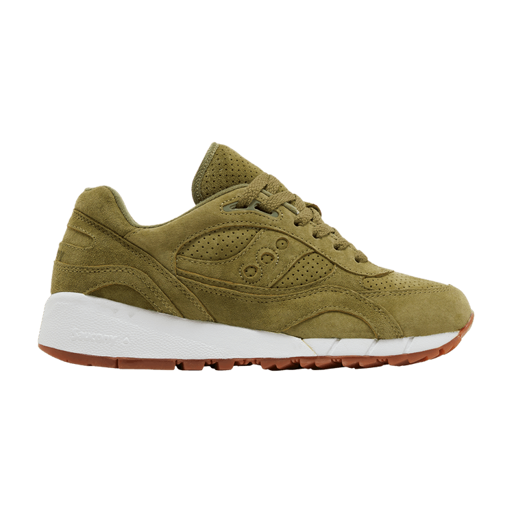 Saucony Shadow 6000 Olive Suede (Packer Shoes)