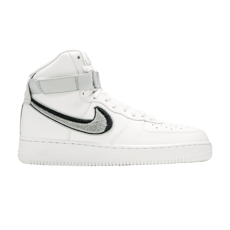 Nike Air Force 1 High 3D Chenille White Grey Black