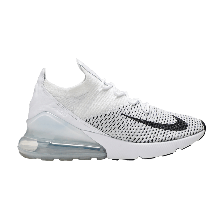 Nike Air Max 270 Flyknit White Black (Women's)
