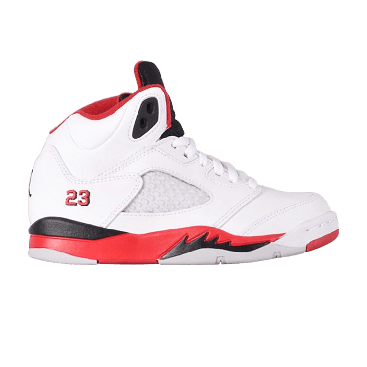 Jordan 5 Retro Fire Red Black Tongue (2013) (PS)