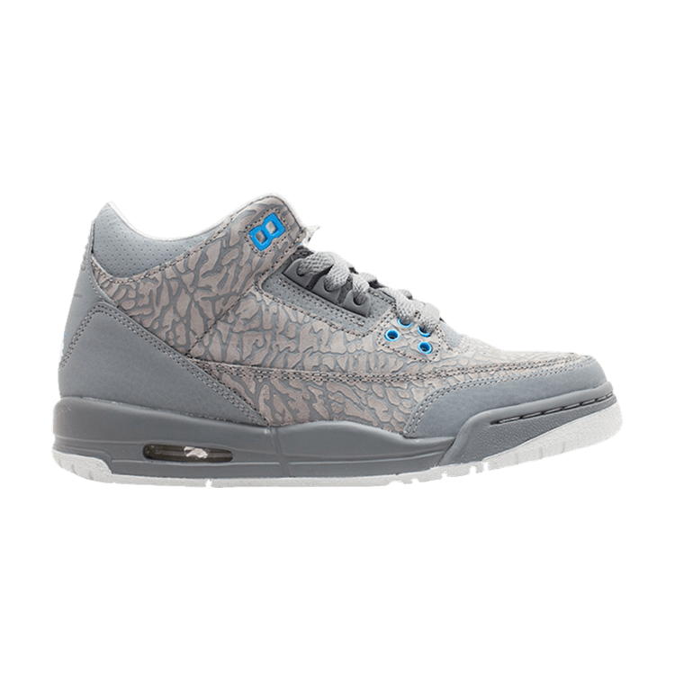 Jordan 3 Retro Flip Cool Grey Blue Glow (GS)