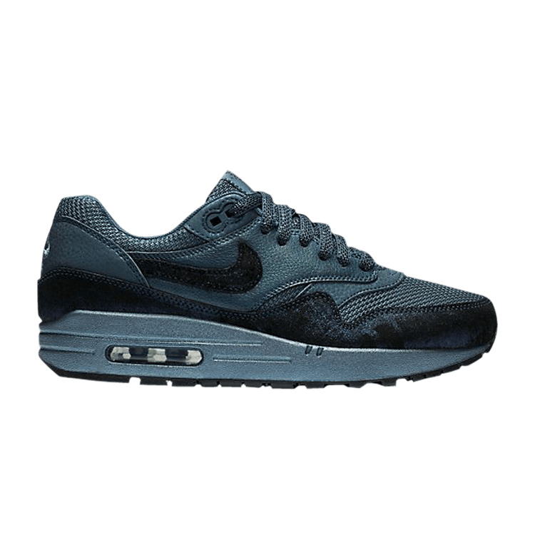 Nike Air Max 1 Squadron Blue Metallic Armory Navy (Women's)