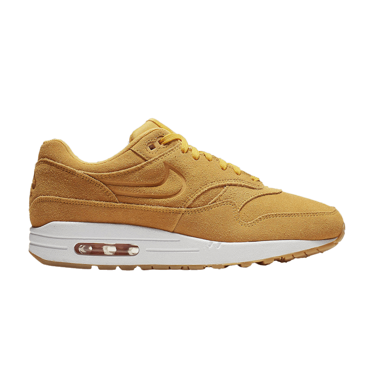 Nike Air Max 1 PRM University Gold Suede (Women's)