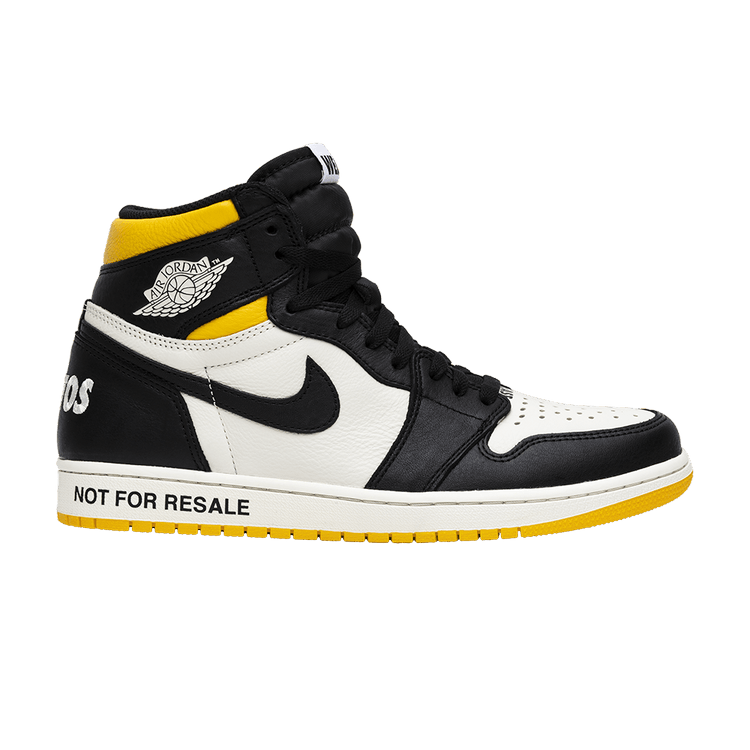 Jordan 1 Retro High Not for Resale Varsity Maize