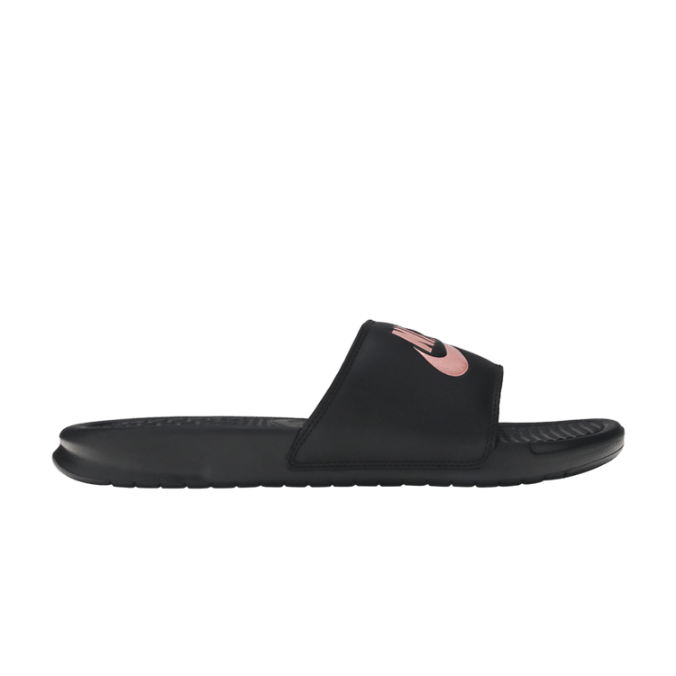 Nike Benassi Jdi Black Rose Gold (Women's)
