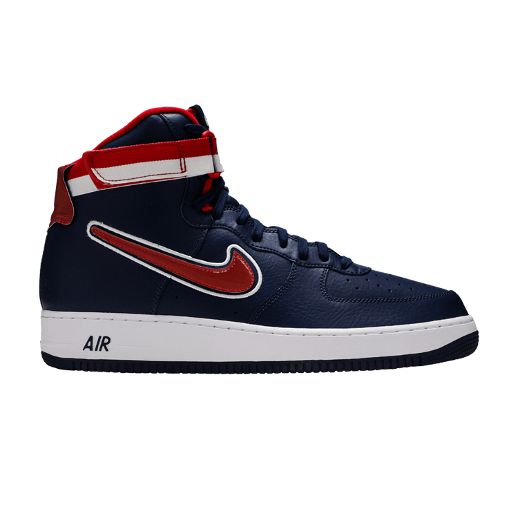 Nike Air Force 1 High Sport NBA Midnight Navy University Red