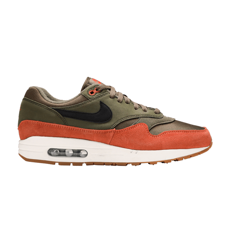 Nike Air Max 1 Olive Canvas Dark Russet