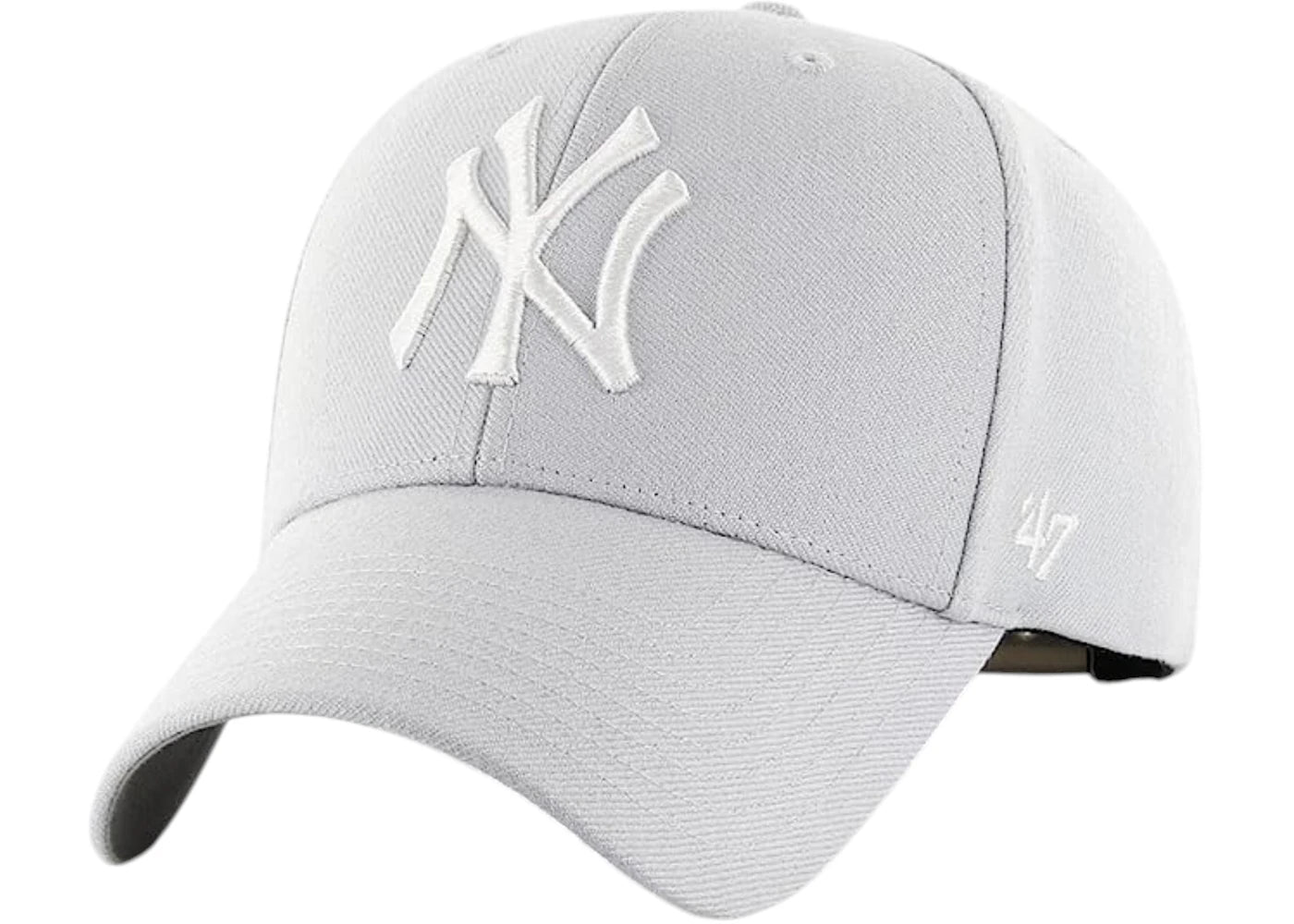 47 Brand MVP MLB New York Yankees Snapback Baseball Cap Steel Grey