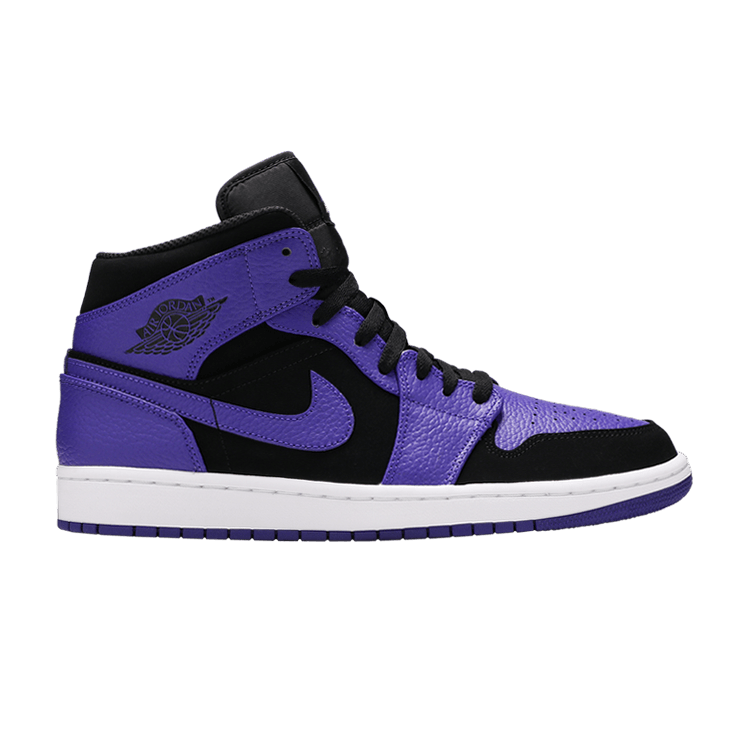 Jordan 1 Mid Black Dark Concord