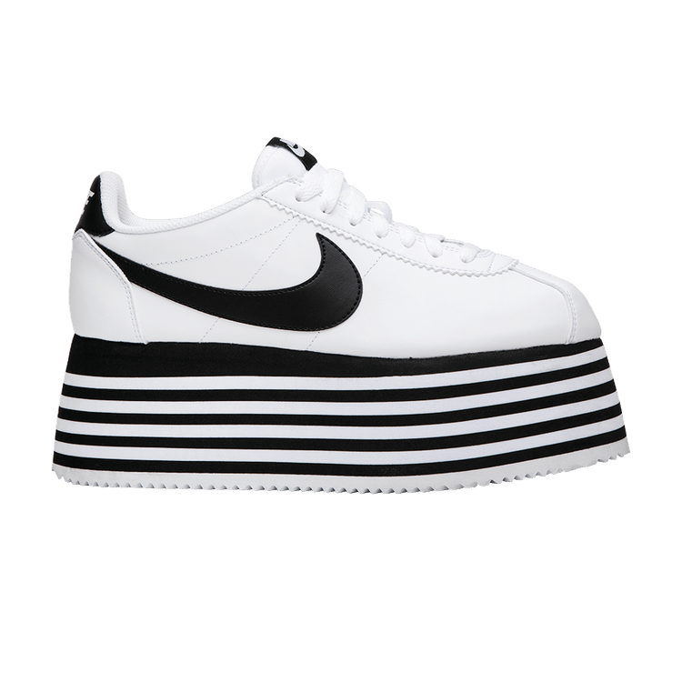 Nike Cortez Platform Comme des Garcons White Black (Women's)