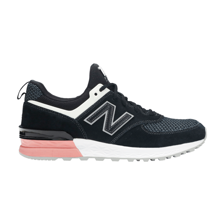 New Balance 574 Black White Pink