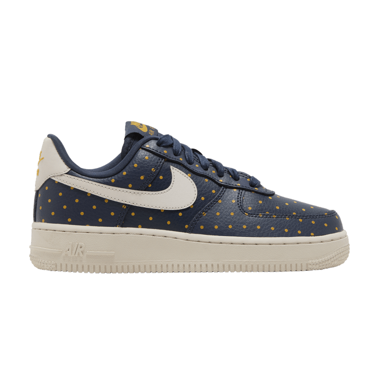 Nike Air Force 1 Low Thunder Blue Yellow Ochre (Women's)