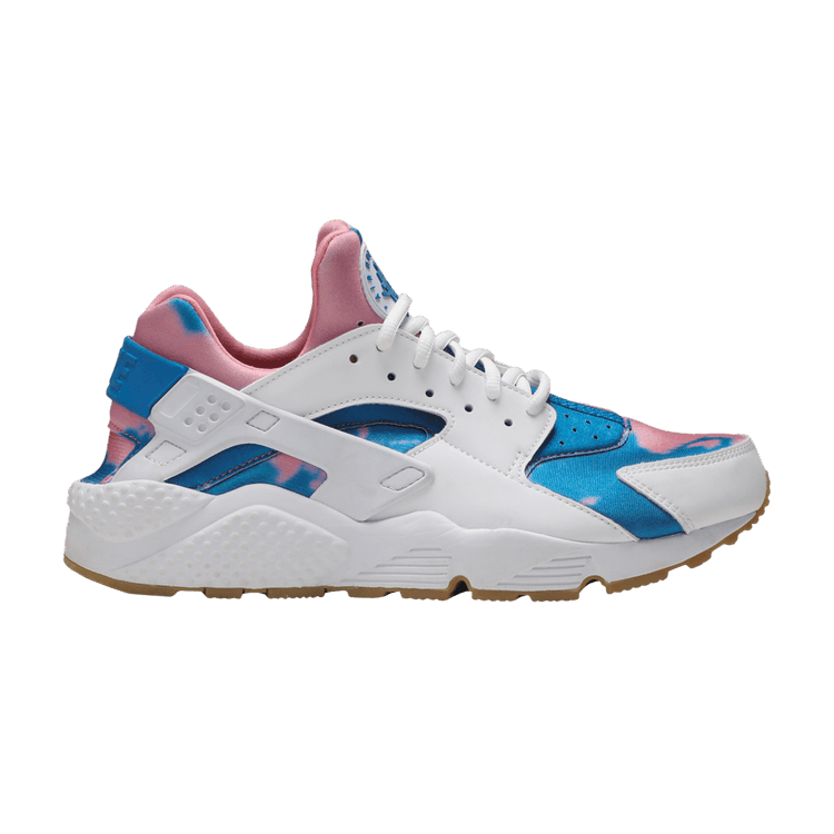 Nike Air Huarache Run Print White Blue Nebula-Blue Nebula (Women's)