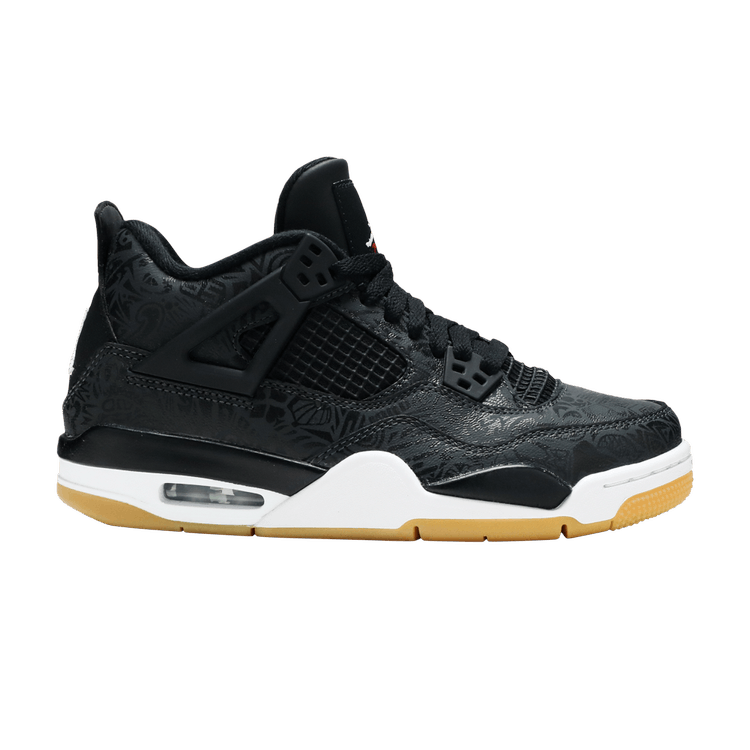 Jordan 4 Retro Laser Black Gum (GS)