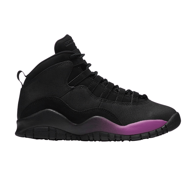 Jordan 10 Retro Black Fuchsia Black (GS)