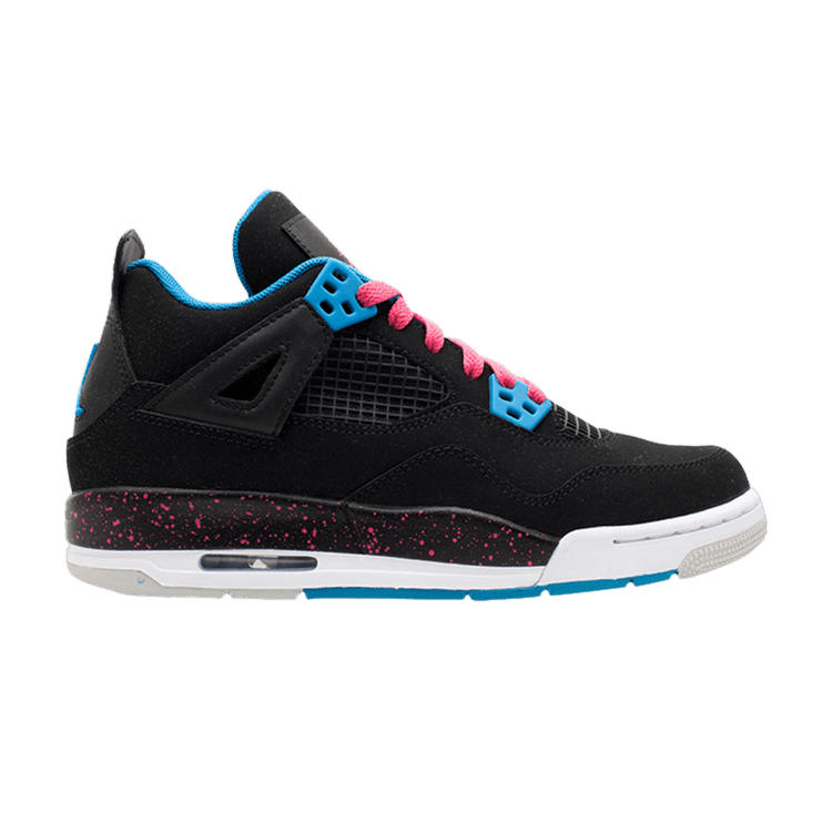 Jordan 4 Retro Black Vivid Pink Dynamic Blue (GS)