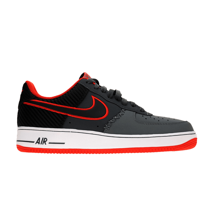 Nike Air Force 1 Low Dark Grey Cool Grey Red