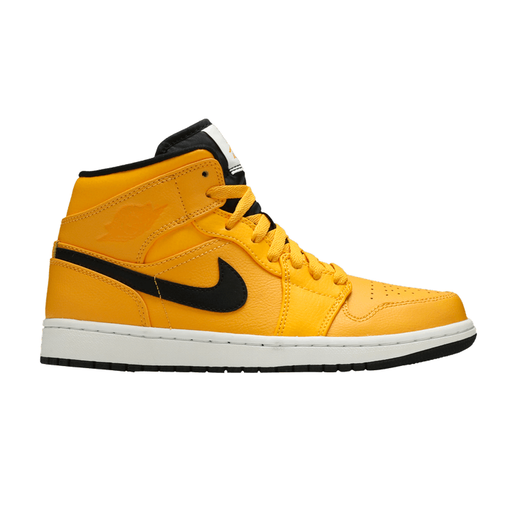 Jordan 1 Mid University Gold Black