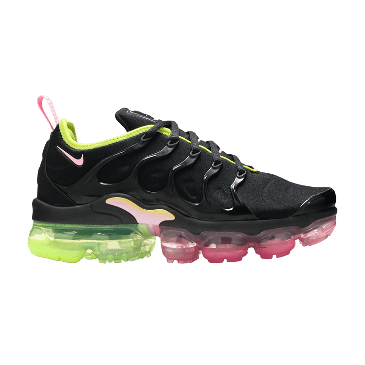 Nike Air VaporMax Plus Black Pink Rise Volt (Women's)