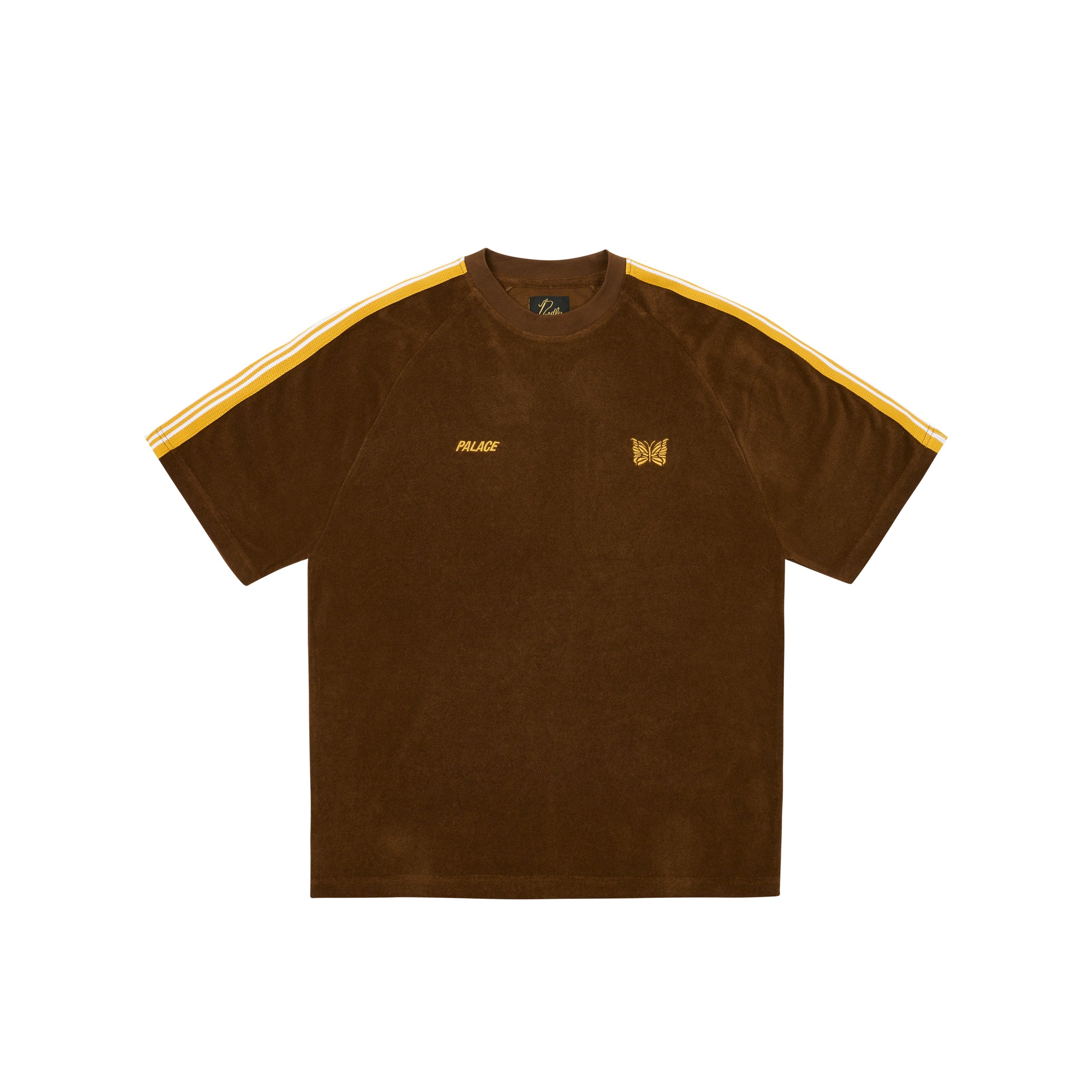 Palace x Needles Towelling T-shirt Brown