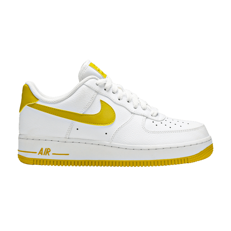 Nike Air Force 1 Low Patent White Bright Citron (Women's)