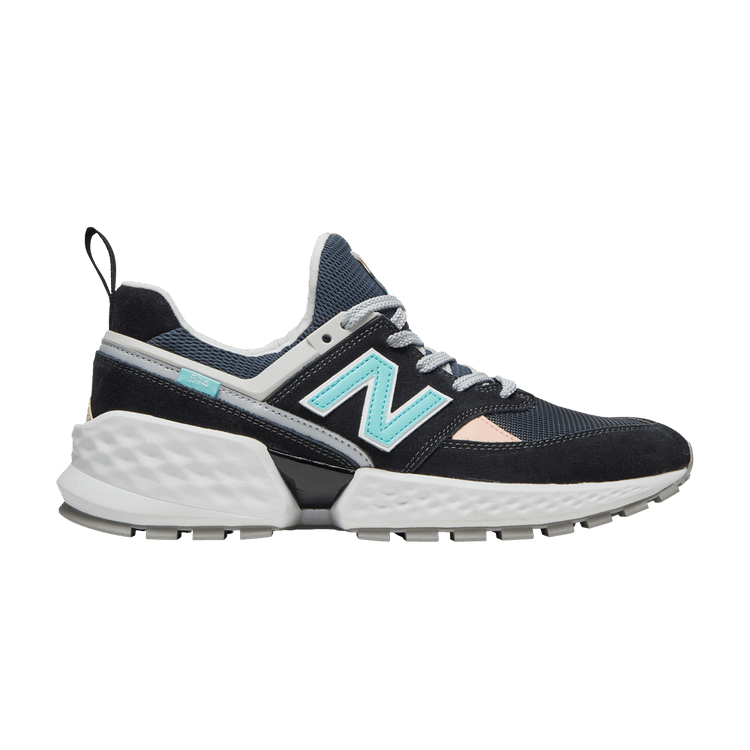 New Balance 574 Black Blue Teal