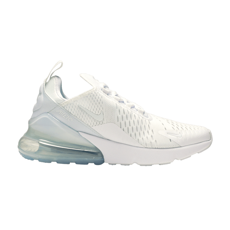 Nike Air Max 270 White Metallic Silver (GS)