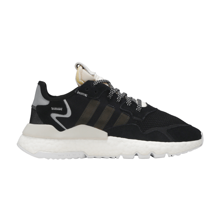 adidas Nite Jogger Core Black Raw White (Women's)