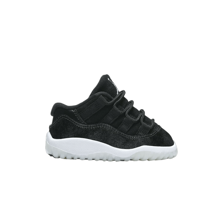 Jordan 11 Retro Low Black Metal Silver White (TD)