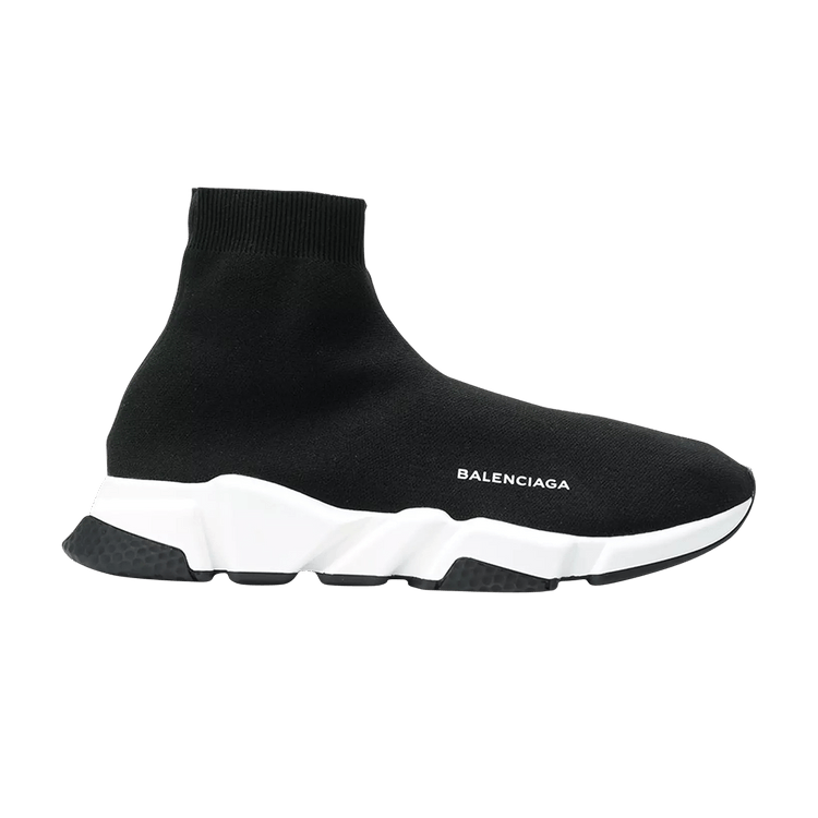 Balenciaga Speed Trainer Black White Black