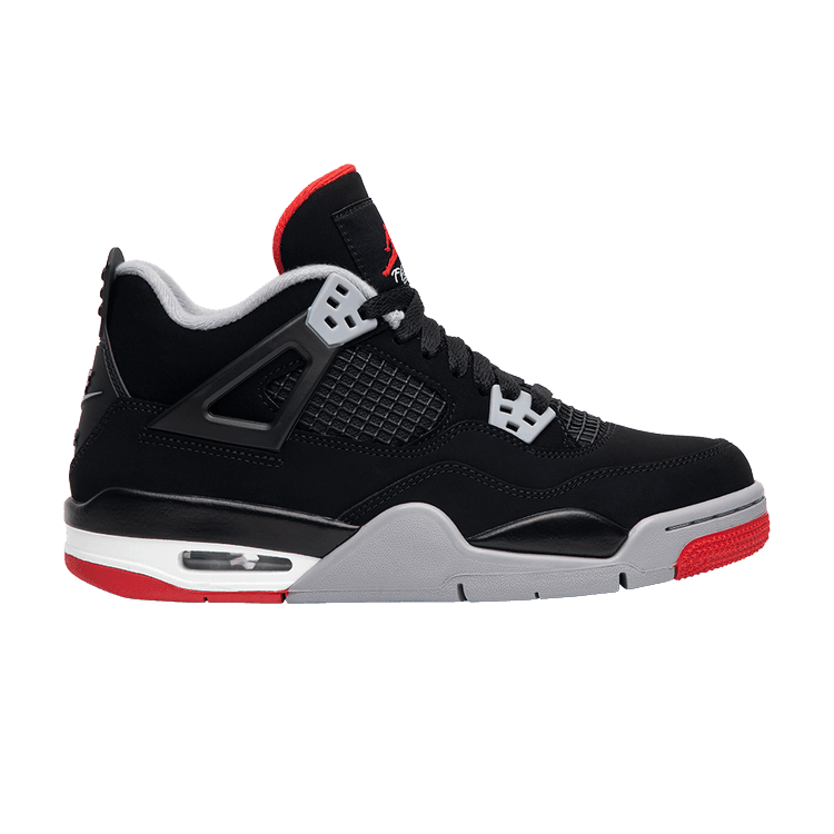 Jordan 4 Retro Bred (2019) (GS) - Side Kicks