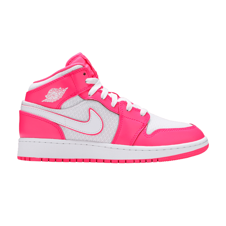 Jordan 1 Mid Hyper Pink White (GS)