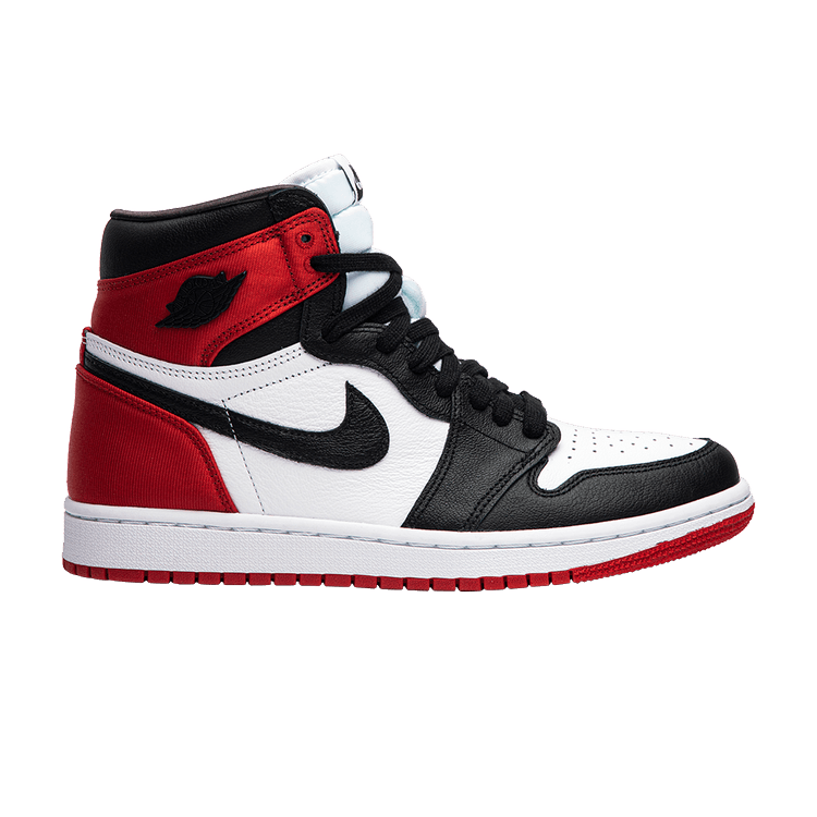 Jordan 1 Retro High Satin Black Toe (Women's)