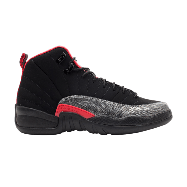 Jordan 12 Retro Black/Siren Red (GS)