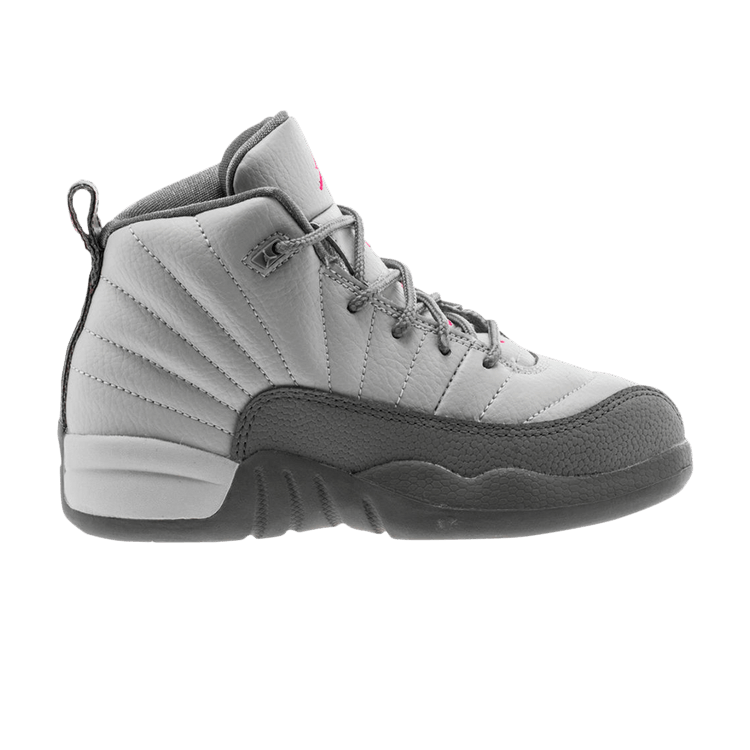 Jordan 12 Retro Wolf Grey Vivid Pink (PS)