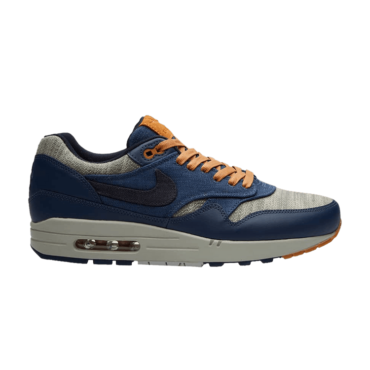 Nike Air Max 1 Twill Midnight Navy Grey