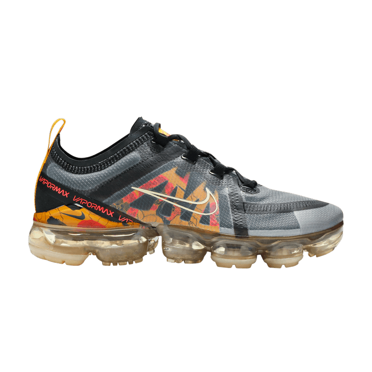 Nike Air VaporMax 2019 Floral Black University Gold (Women's)