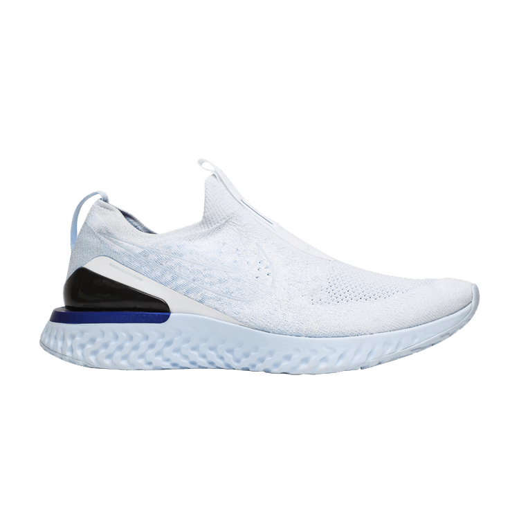 Nike Epic React Moc Flyknit White Hydrogen Blue